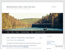 Tablet Screenshot of brinkmansbaitandtackle.com